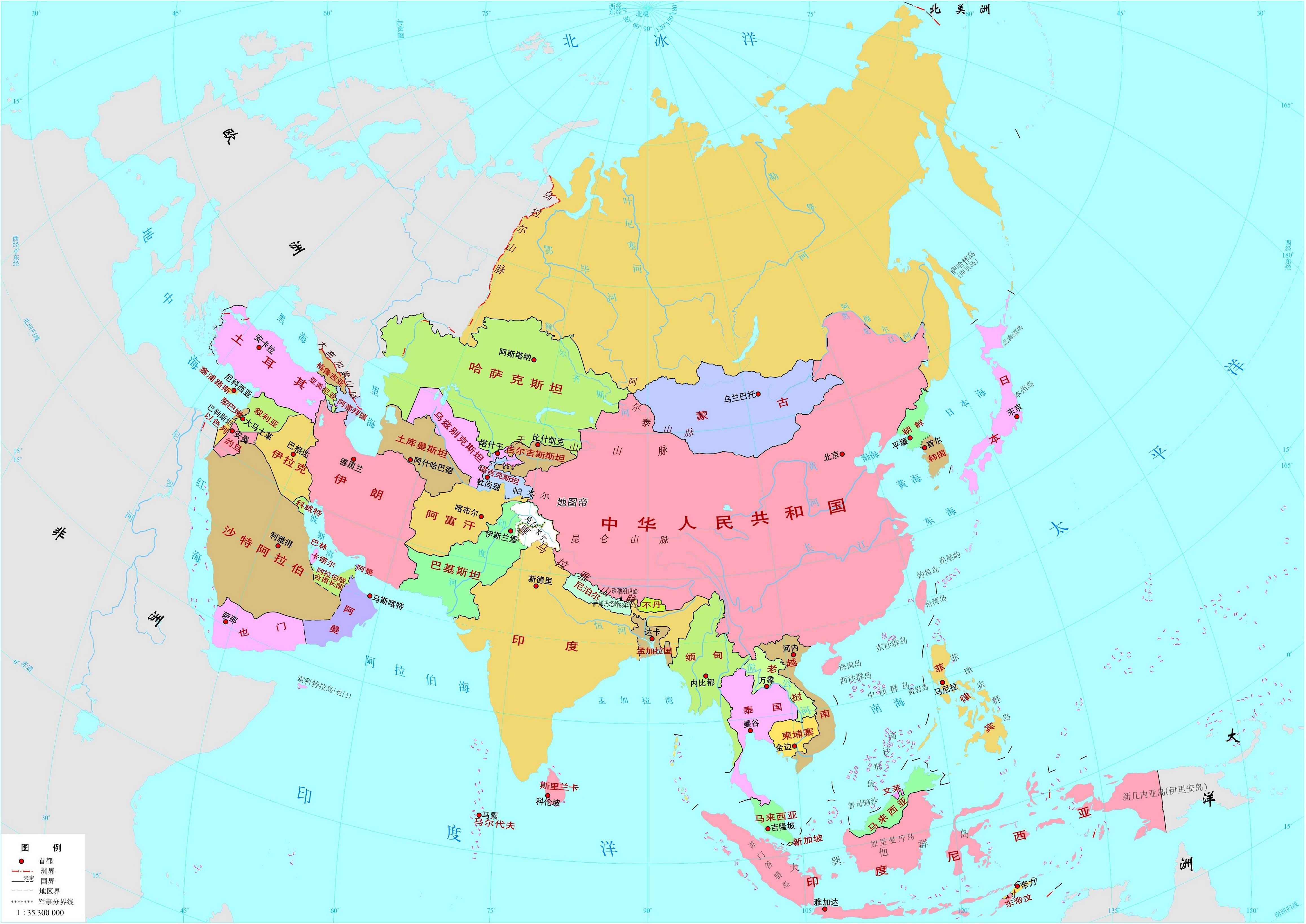 世界有多少个国家 各大洲分别有多少国家