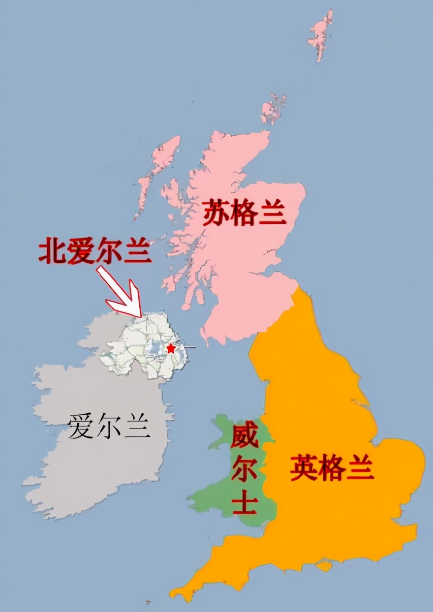 爱尔兰是哪个国家的地图 爱尔兰是英国的吗