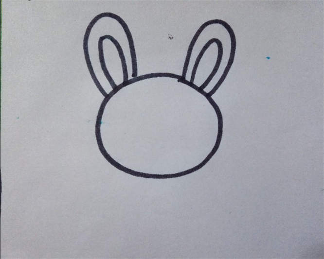 小兔子简笔画 怎样画小白兔儿童画法